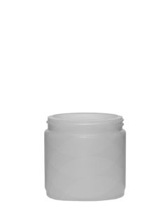 16 oz HDPE Wide Mouth Jar, 89-400, Natural