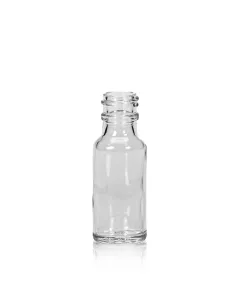 1/2 oz Clear Boston Round Bottle, 18-400