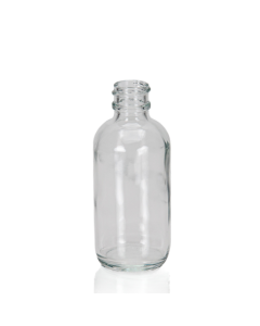 2 oz Clear Glass Boston Round, 20-400