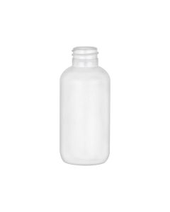 2 oz White HDPE Boston Round Bottle witha 20-410 neck finish