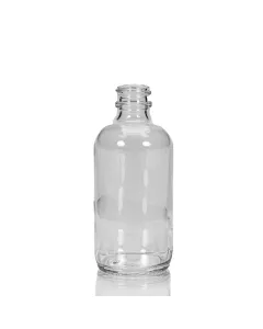 4 oz Clear Glass Boston Round, 22-400