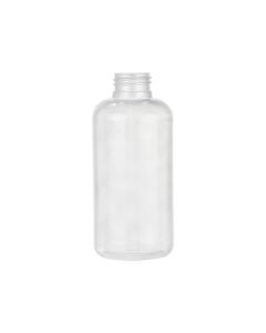 4 oz Natural HDPE Boston Round Bottle with a 24-410 Neck Finish