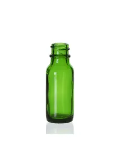 1/2 Ounce Green Glass Boston Round, 18-400