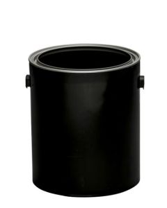 Hybrid Plastic Paint Can – One Gallon, Black