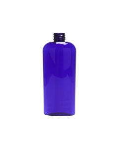 8 oz Blue PET Cosmo Oval Bottle, 24-410