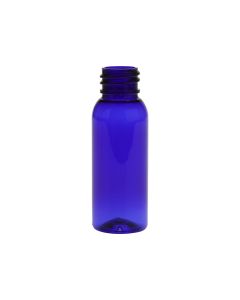 1 oz Blue PET Cosmo Round Bullet Bottle, 20-410