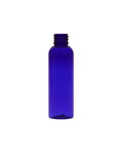 2 oz Blue PET Cosmo Round Bullet Bottle, 20-410