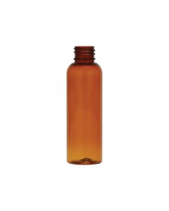 2 oz Amber PET Cosmo Round Bullet Bottle, 20-410
