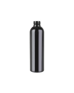4 oz Black PET Cosmo Round Bullet Bottle, 20-410