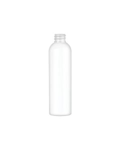 4 oz White PET Cosmo Round Bullet Bottle, 20-410