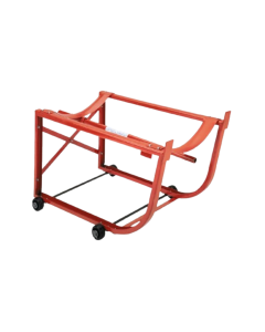 55 Gallon Drum Cradle, Outboard Polyolefin Wheels - 600 lb. Capacity