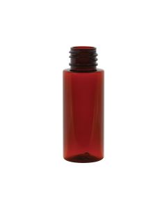 1 oz Amber PET Cylinder 20-410