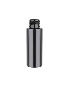 1 oz Black PET Cylinder Bottle, 20-410