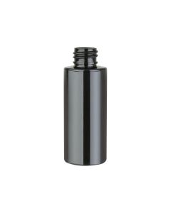 2 oz Black PET Cylinder Bottle, 20-410