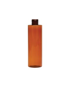 8 oz PET Amber Cylinder