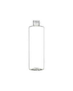 8 oz Clear PET Cylinder Bottle, 24-410