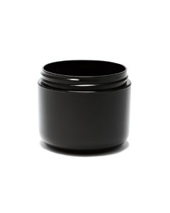 4 oz Black PP/PP Round Base D/W Jar 70-400