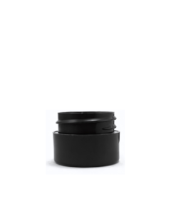 .25 oz Black PP/PP Straight Base D/W Jar 33-400