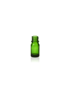 5 ml Green Glass Euro Bottle, 18 DIN