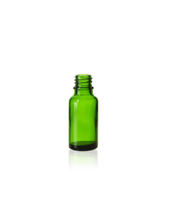 20 ml Green Glass Euro Bottle, 18 DIN