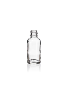 30 ml Clear Glass Euro Bottle, 18 DIN