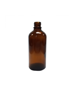 100 ml Amber Glass Euro Bottle, 18 DIN