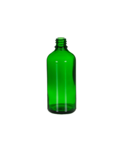 100 ml Green Glass Euro Bottle, 18 DIN