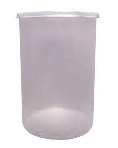 55 Gallon LDPE Natural Rigid Straight-Sided Drum Liner - 15 mil 