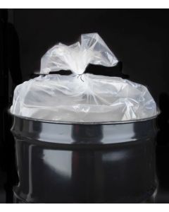 55 Gallon Poly Flexible Straight Bottom Drum Liner - 6 mil FDA Compliant 