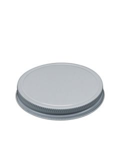 Metal screw cap for glass jar