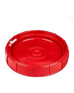 3.5, 5, 6.5 Gallon Screw Top Poly Pail Lid, UN Rated, Red