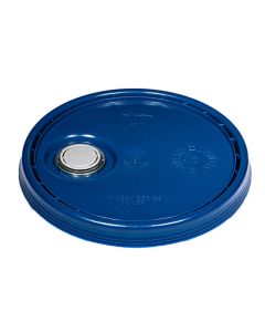 Plastic Pail Lid with Rieke® FLEXSPOUT® UN Rated - Blue