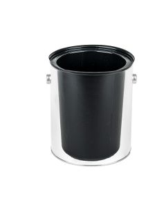 1 Gallon LDPE Black Straight-Sided Paint Can Liner