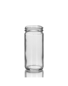 8 oz Clear Glass Paragon Jar, 58-400