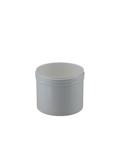 small white jar