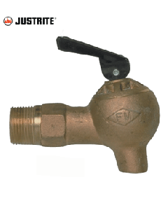 JUSTRITE® Flow Control 3/4  Inch Brass Safety Faucet
