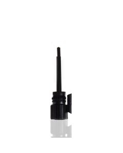 8mm Black Plug with Clip and Applicator