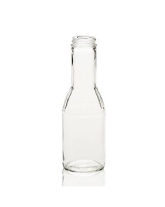 12 oz Ribbed Sauce Bottle, 38-400 Neck Finish
