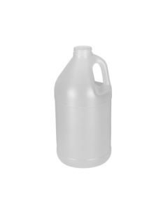 1/2 Gallon Round Natural Plastic Bottle