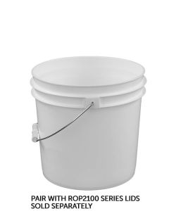 2 gallon white pail