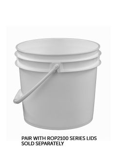 3.5 gallon white pail