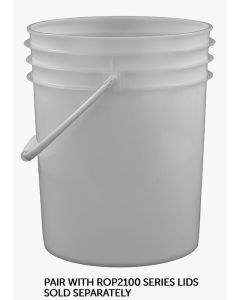 Natural 5 gallon pail