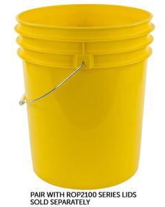 5 Gallon Yellow Bucket