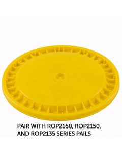 Snap on yellow cover for 5 gallon pail