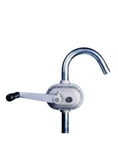 Rotary Pump With Curved Spout - Polyethylene Discharge Hose