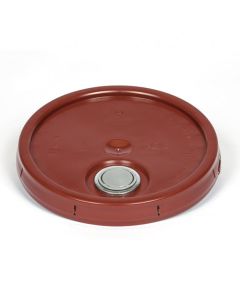 5 Gallon Tear Tab Poly Pail Lid, Flexspout ®, Mobile Red