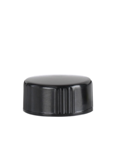 black phenolic cap with polycone liner