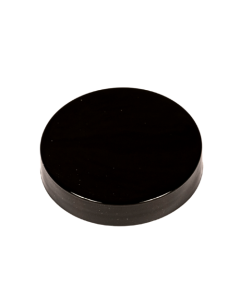 Black smooth sided cap 58-400