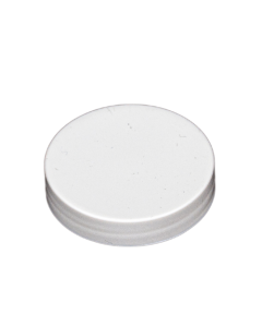 WHITE SMOOTH SIDED CAP