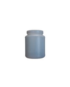 ½ Gallon Plastic Jar – Wide Mouth, Natural